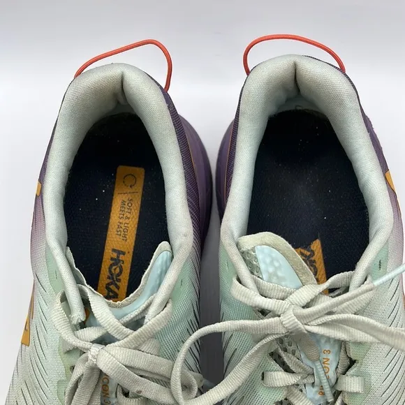 Hoka One One Rincon 3 Athletic Running Shoes Active Purple Womens Size 10 B