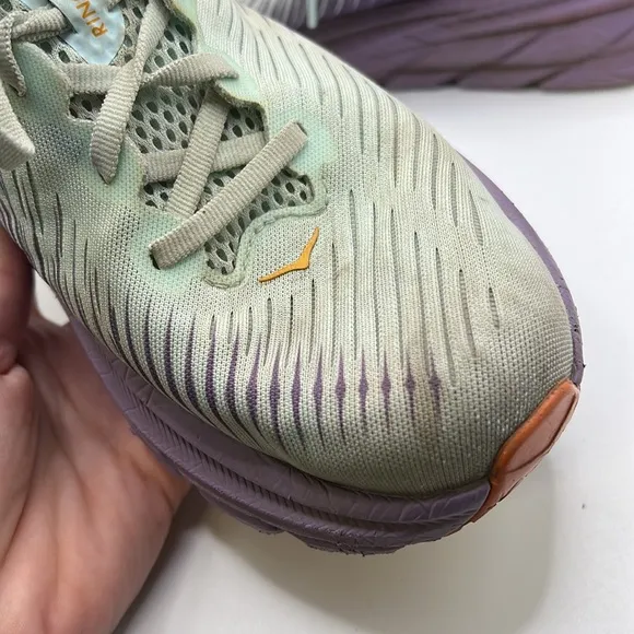 Hoka One One Rincon 3 Athletic Running Shoes Active Purple Womens Size 10 B