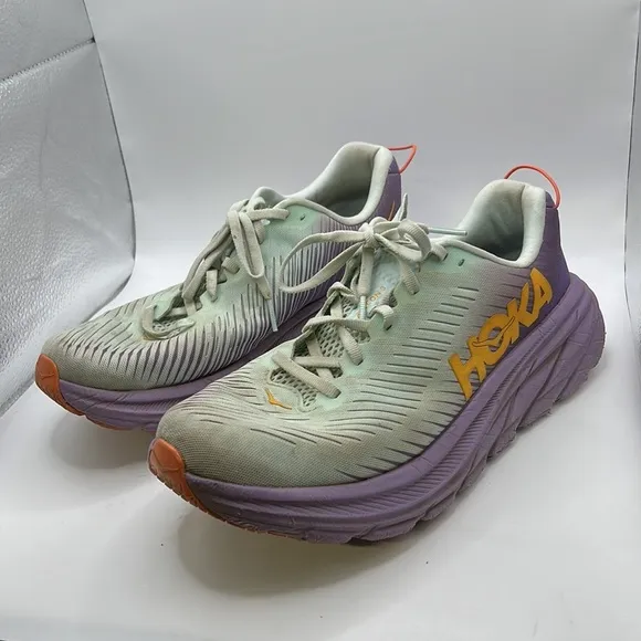 Hoka One One Rincon 3 Athletic Running Shoes Active Purple Womens Size 10 B
