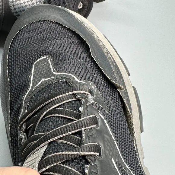 Hoka One One Sky Toa Gore-Tex Men's 10 Black Sneakers Lace-Up Low Top Athletic
