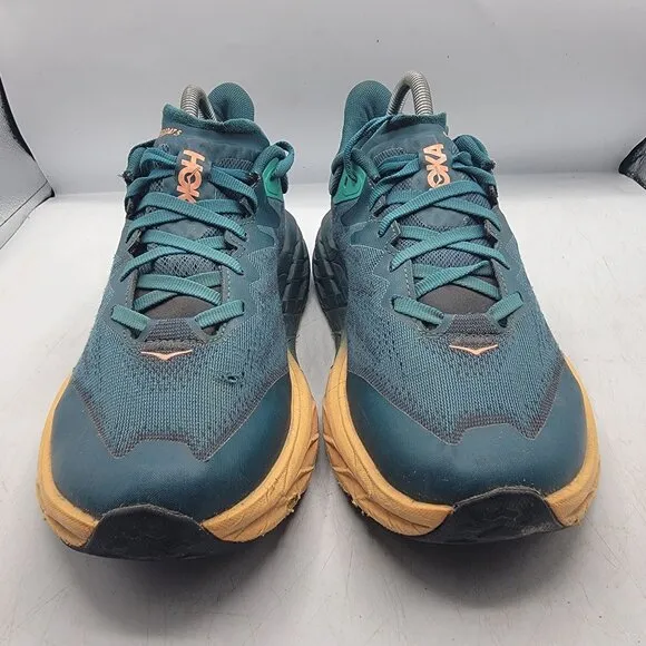 Hoka One One Speedgoat 5 GTX Womens 10 B Green Running Shoes Athletic 1127913