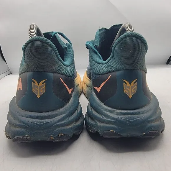 Hoka One One Speedgoat 5 GTX Womens 10 B Green Running Shoes Athletic 1127913