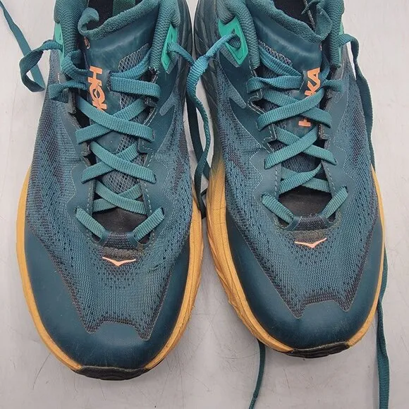 Hoka One One Speedgoat 5 GTX Womens 10 B Green Running Shoes Athletic 1127913