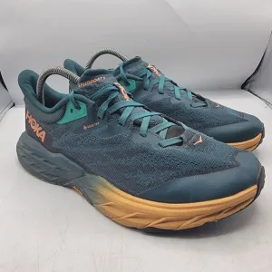 Hoka One One Speedgoat 5 GTX Womens 10 B Green Running Shoes Athletic 1127913