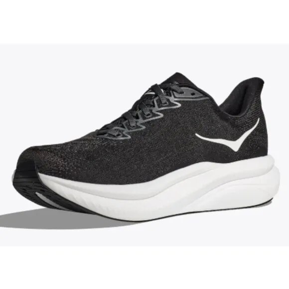 Hoka One One Womens Size 10 Black/White 1147810 Mach 6 Running Shoes