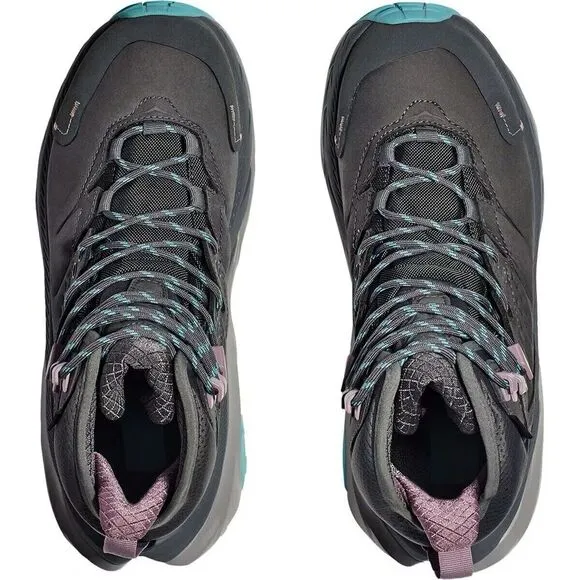 Hoka Womens Kaha‎ 2 GTX Waterproof Hiking Boots Castlerock 1123156 / CCSH 7.5B