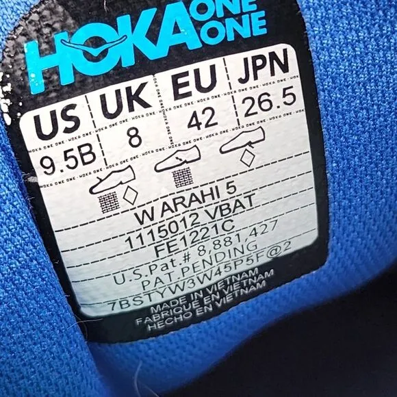 HOKA ARAHI 5 - Womens Athletic Shoes - SIZE 9.5B