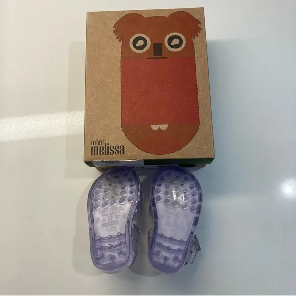 ⭐️Host Pick⭐️ NIB! MINI MELISSA Clear Unicorn Sandals Size 5