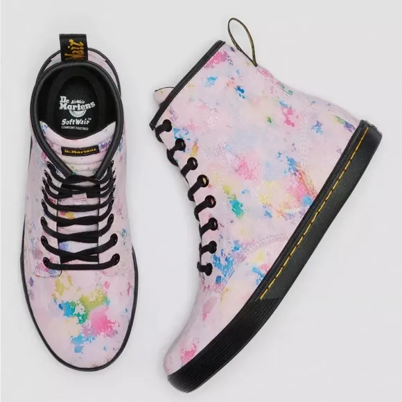 💖HP💖 NEW Dr Martens Sheridan Women’s Confetti Suede Casual Boots Size 7