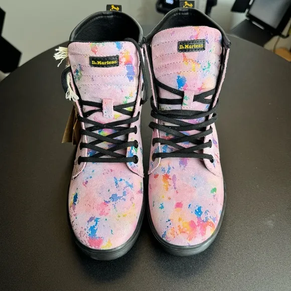💖HP💖 NEW Dr Martens Sheridan Women’s Confetti Suede Casual Boots Size 7