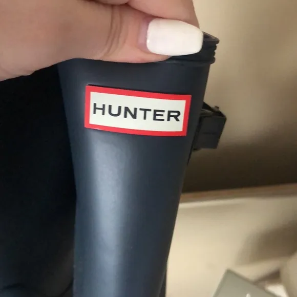 HUNTER Blue Original Tall Rain Boots