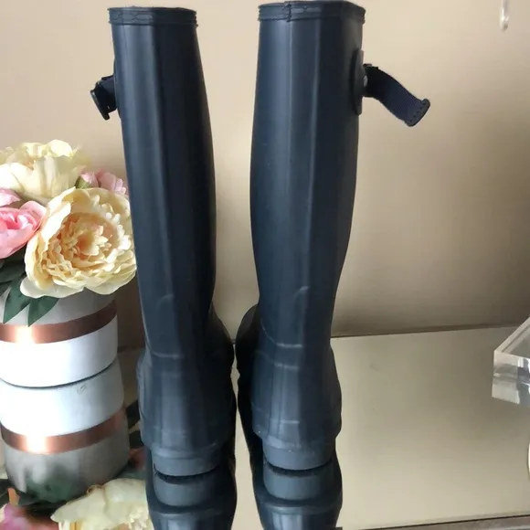 HUNTER Blue Original Tall Rain Boots