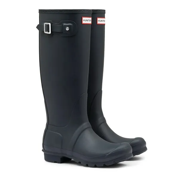 HUNTER Blue Original Tall Rain Boots
