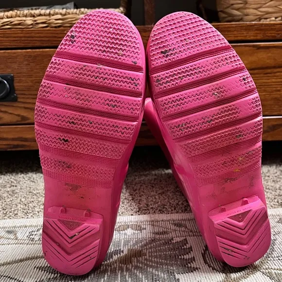 Hunter Original Gloss Tall Rain Boots Pink 9 8M 9W