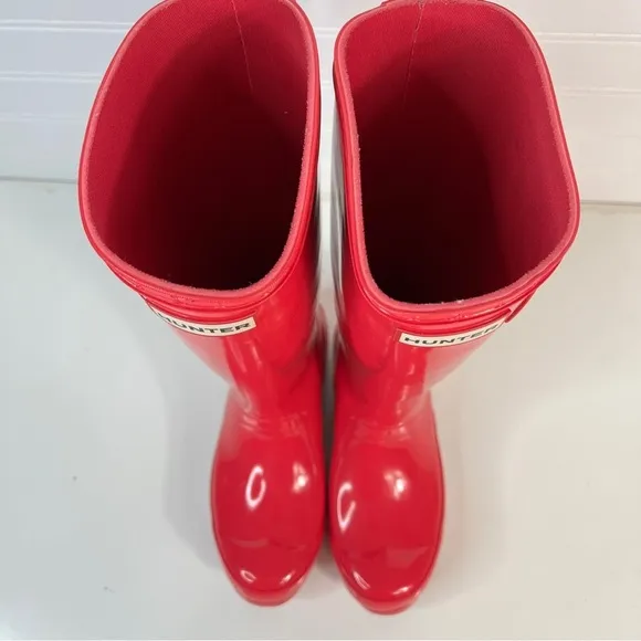 Hunter Original Kids Hot Pink Tall Rain Boots Youth Size US Boys 4, Girls 5