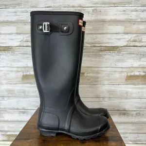 Hunter Original Tall Black Rain Boots Women’s size 6