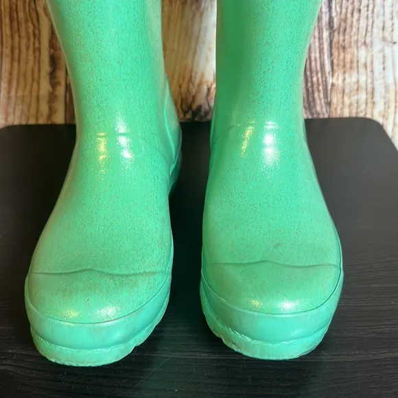 Hunter Original Tall Glitter Rain Boots Womens Sz 5