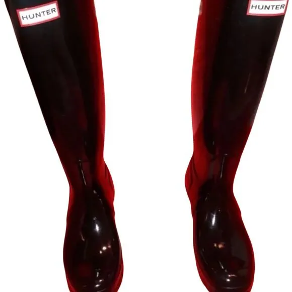Hunter original  tall gloss Boots