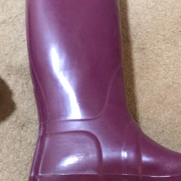 Hunter Purple Tall Rain Boots
