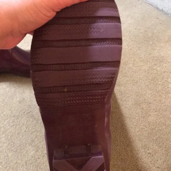 Hunter Purple Tall Rain Boots