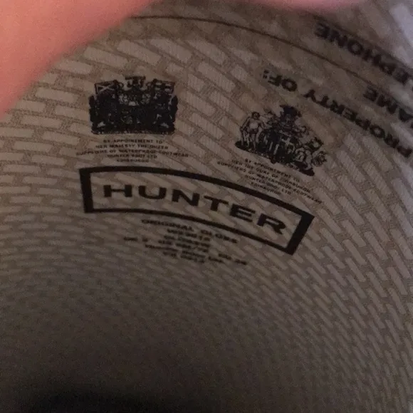Hunter Purple Tall Rain Boots
