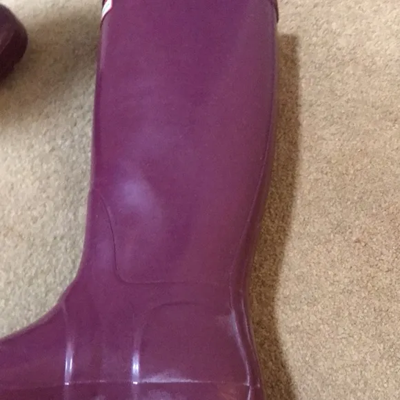 Hunter Purple Tall Rain Boots