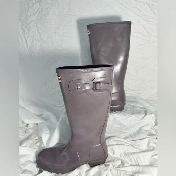 Hunter Shoes Original Tall Hunter Rain Boots in LiLac purple .Size Euro 37