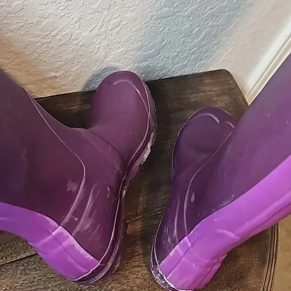 Hunter Tall Purple Rain Boots