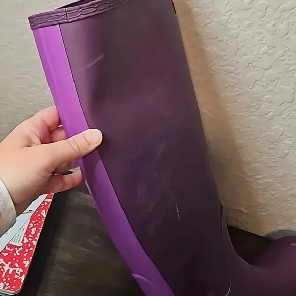 Hunter Tall Purple Rain Boots