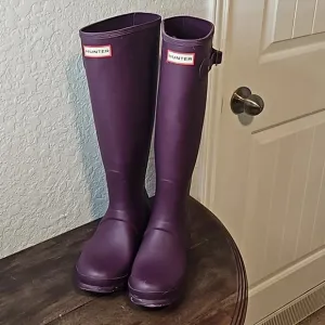 Hunter Tall Purple Rain Boots