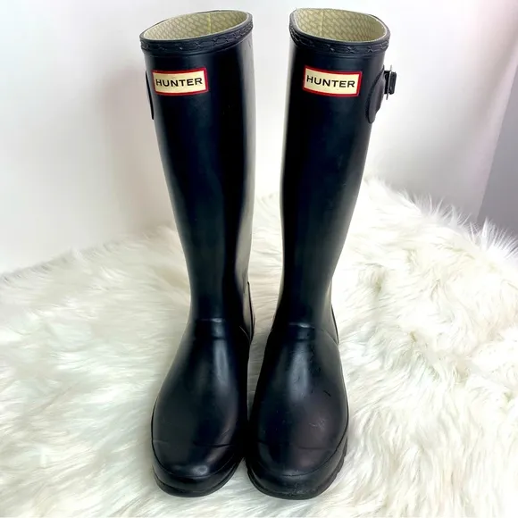 Hunter Women’s Original Black Tall Rain Boots