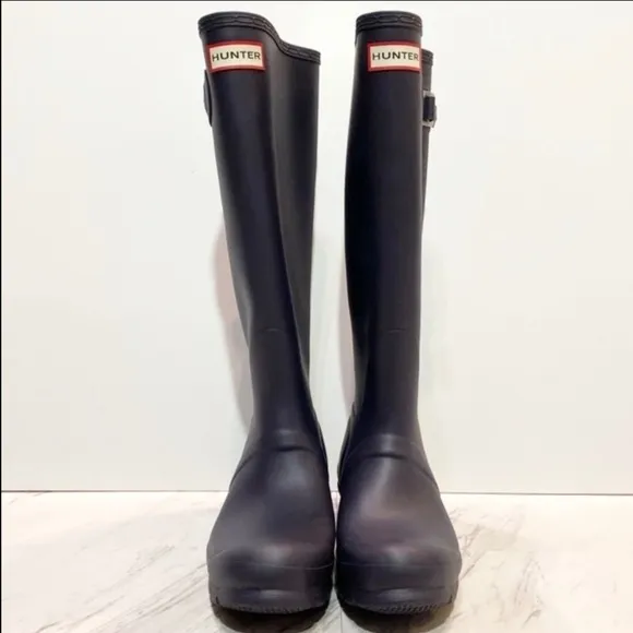 Hunter Women’s Original Tall Purple Rain Boots 6