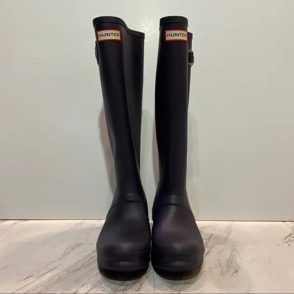 Hunter Women’s Original Tall Purple Rain Boots 6