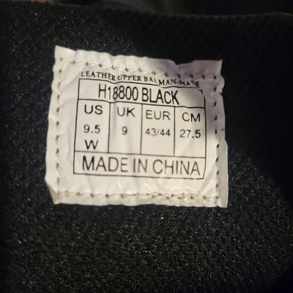 Hush Puppies Men’s 9.5W, Black Leather Oxford, Comfort Curve, Like New, EUC