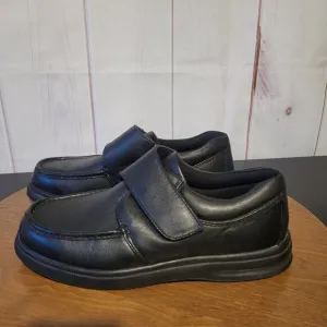 Hush Puppies Men’s 9.5W, Black Leather Oxford, Comfort Curve, Like New, EUC