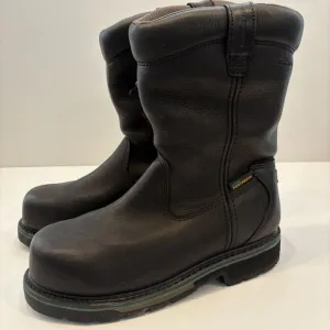 Hytest Safety Work Boots Wellington Black Composite Toe NEW Old Stock Sz 7.5 D