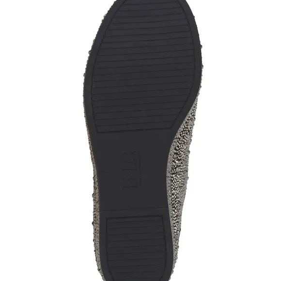 INC International Concepts Black and Silver Platform Shoes