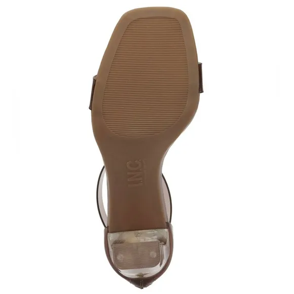 Inc Women's Makenna Two-Piece Clear Vinyl Dress Sandals(No Box)