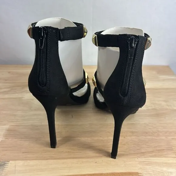 I.N.C. International Concepts Syndia Studded Dress Sandals- Black MC- Size 8.5 M