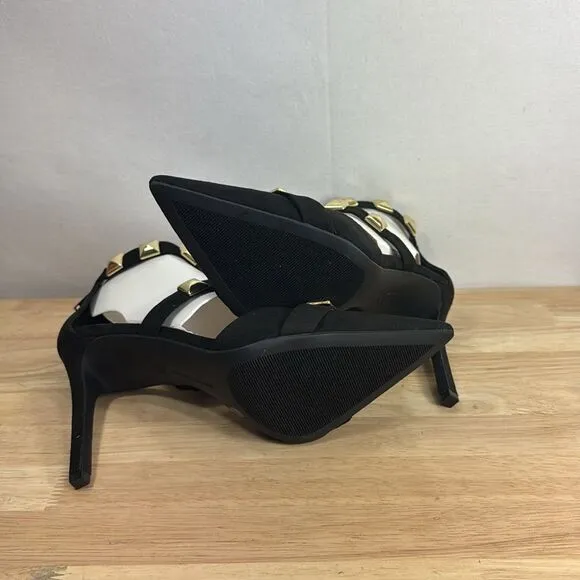 I.N.C. International Concepts Syndia Studded Dress Sandals- Black MC- Size 8.5 M