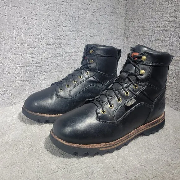 Irish Setter 868 Men's Size US 10.5 EE Black Leather Hunting Work Boots