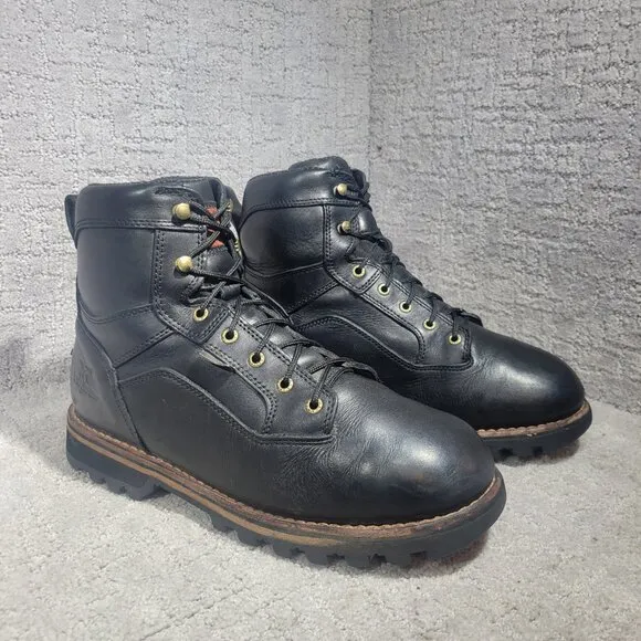 Irish Setter 868 Men's Size US 10.5 EE Black Leather Hunting Work Boots