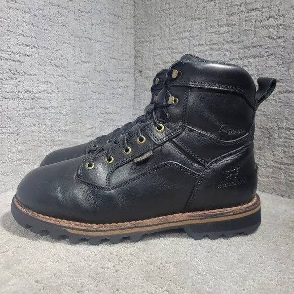 Irish Setter 868 Men's Size US 10.5 EE Black Leather Hunting Work Boots