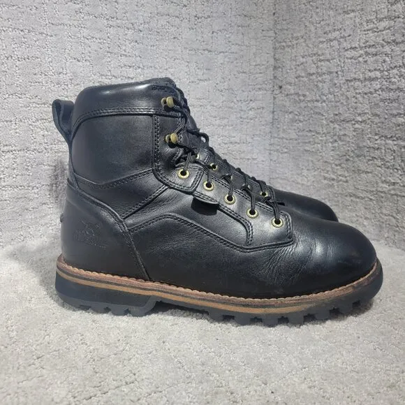 Irish Setter 868 Men's Size US 10.5 EE Black Leather Hunting Work Boots