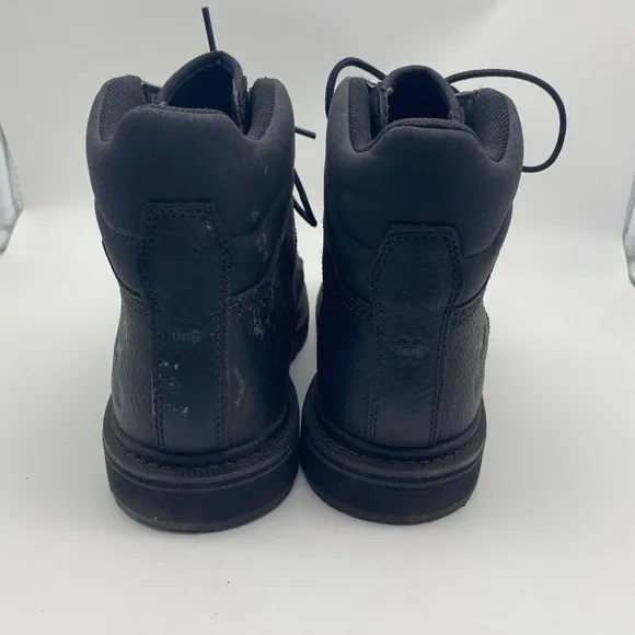 Irish Setter Black Work Boots 6&quot; STEEL TOE 83664 Kittson Mens Size 9.5 E2