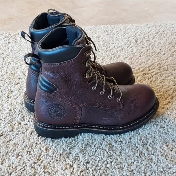 Irish Setter Farmington 8 Inch Work Boots SZ 8 (83803)
