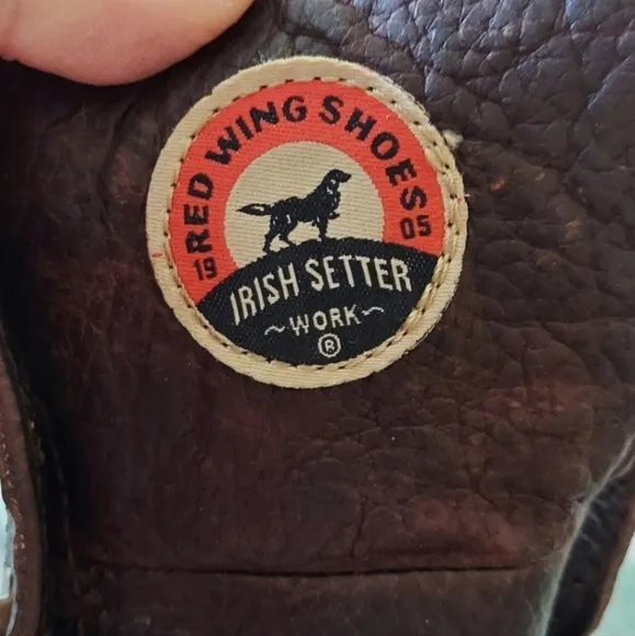 Irish Setter Farmington 8 Inch Work Boots SZ 8 (83803)