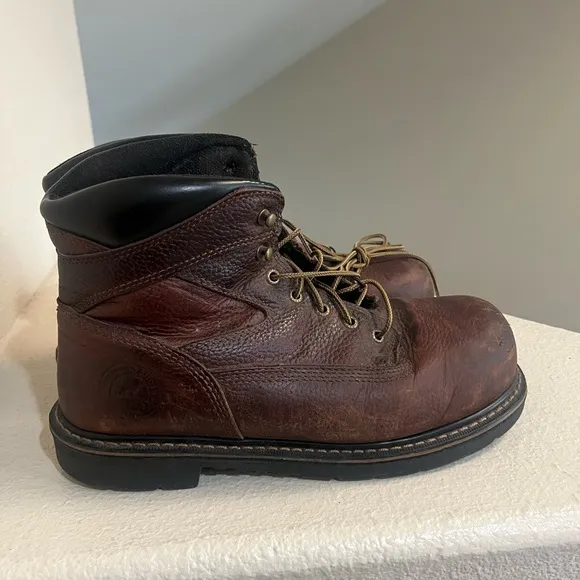 Irish Setter Men’s Ramsey Brown Leather Soft Toe Work Construction Boots size 12