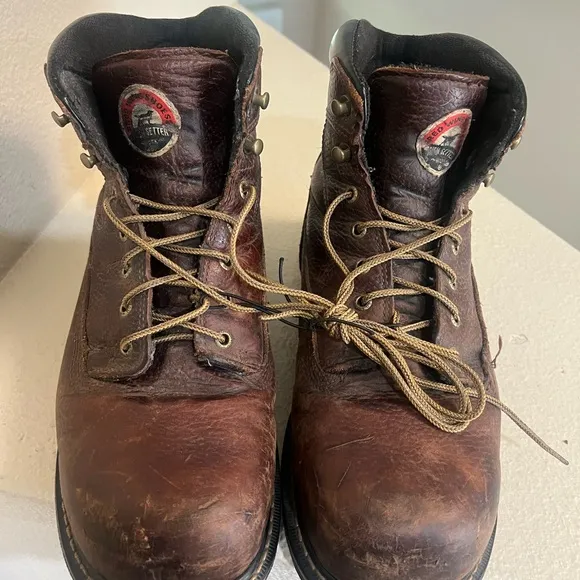 Irish Setter Men’s Ramsey Brown Leather Soft Toe Work Construction Boots size 12