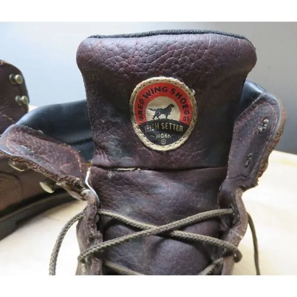 Irish Setter Red Wing 83603 Brown Ankle Work Hunting Boots Mens‎ Size 11.5 D EH
